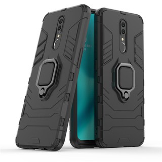 Ốp điện thoại silicon Tpu Pc kiểu giáp cứng có giá đỡ cho OPPO F11 F11 Pro