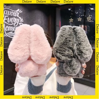 Ốp Lưng Điện Thoại iPhone Hình Tai Thỏ Dễ Thương Cực Êm Mịn