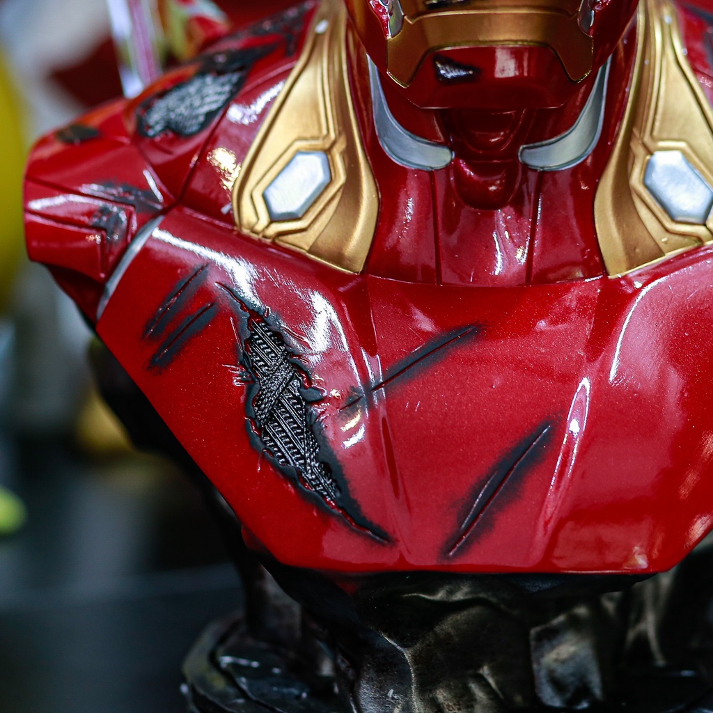 Tượng bán thân Iron man mark 50 phiên bản Infinity War