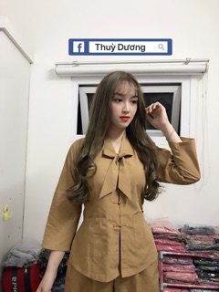 Đồ lam mẫu cột nơ ( hình thật shop chụp )