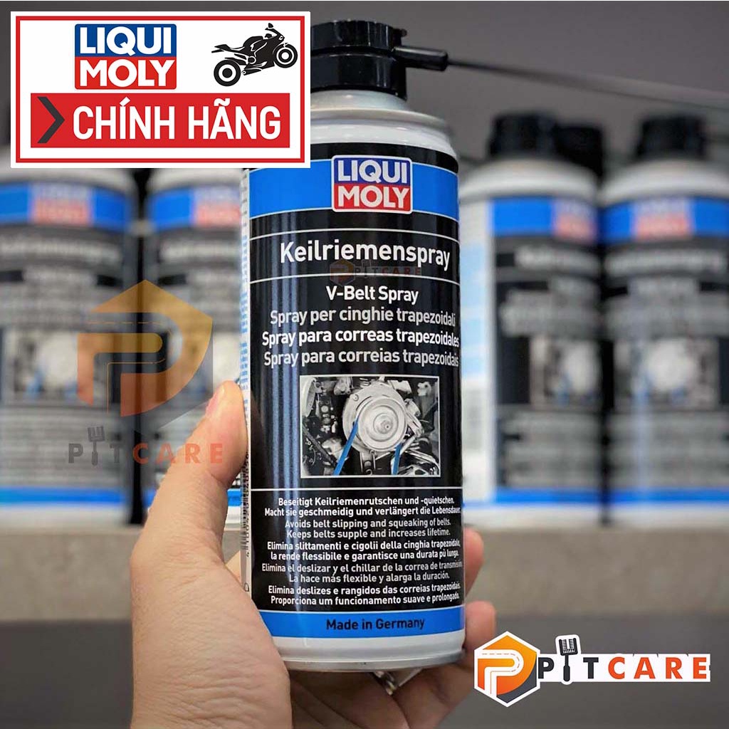 Bình Xịt Bảo Dưỡng Dây Curoa Liqui Moly V-Belt Spray 4085 400ml Kéo Dài Tuổi Thọ Sử Dụng Curoa