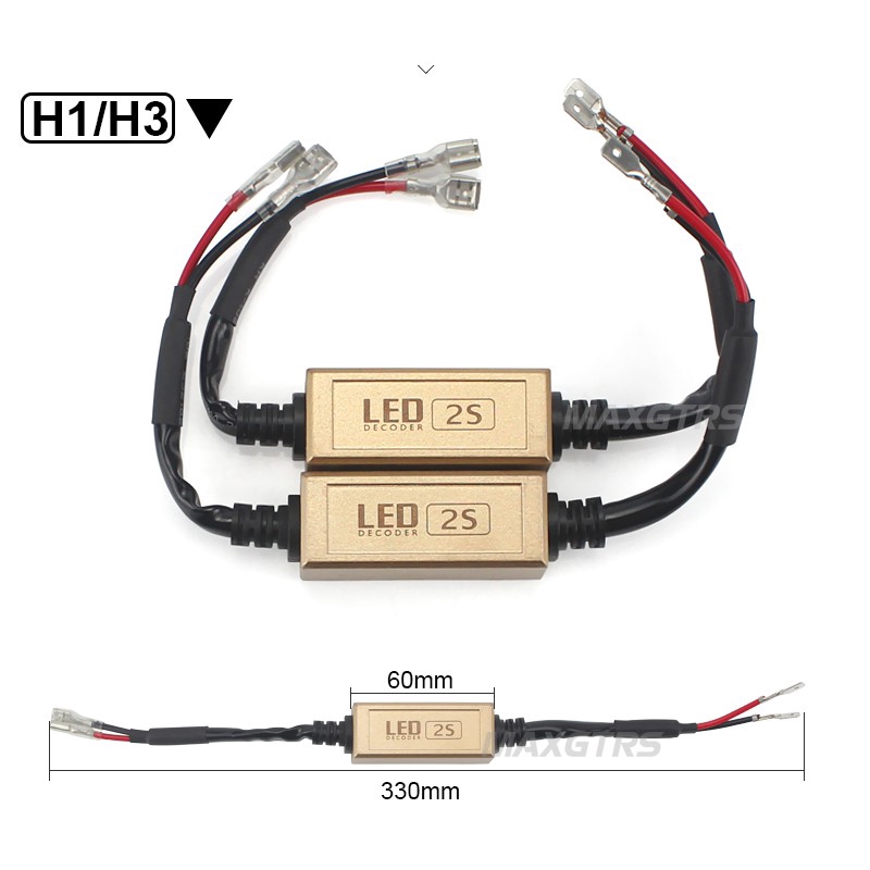 MAXGTRS 2x Automotive decoder H1 H3 H4 H7 H8 H11 H13 9005 9006 9007 car canbus