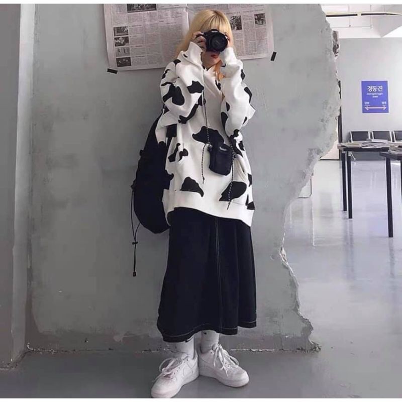 ÁO HOODIE BÒ SỮA CỰC XỊN XÒ <3