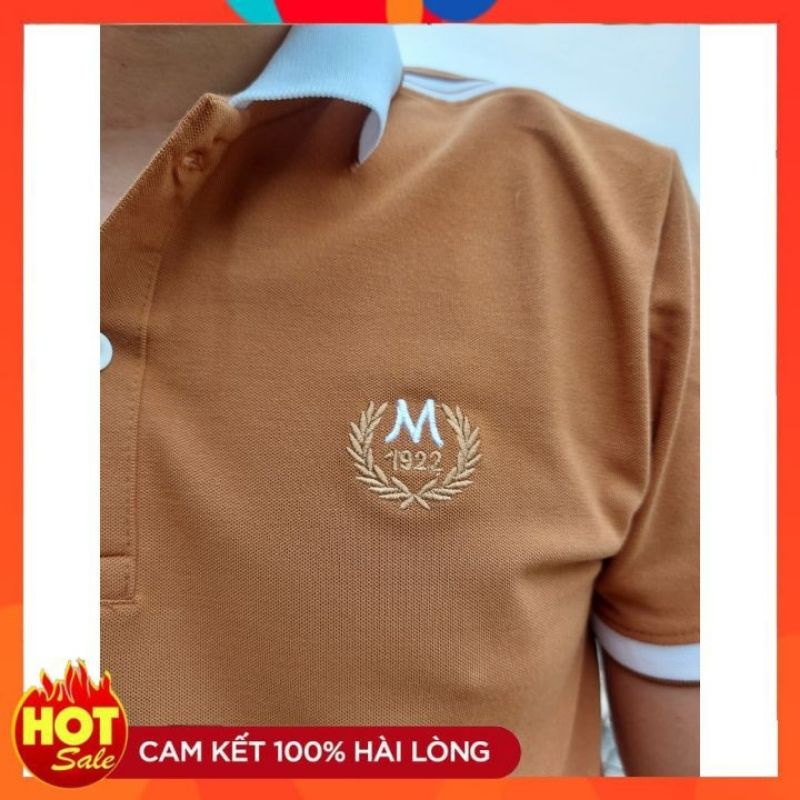 Áo Polo nam XẢ HÀNG‼️❣{1 ĐỔI 1}‼️❣ Áo polo thun nam cổ bẻ thêu chữ M đường may tinh tế, co giãn 4 chiều, thấm hút mồ hôi | BigBuy360 - bigbuy360.vn