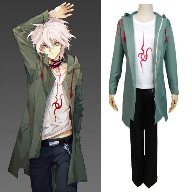 Trang phục hóa trang nhân vật Komaeda Nagito hoạt hình Super Danganronpa 2 tùy chọn
