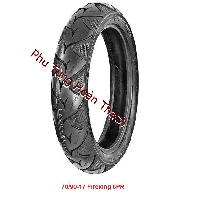 LỐP XE MÁY KHÔNG SĂM 70/90-17 FIREKING 6PR