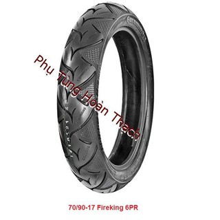 Lốp xe máy không săm 70/90-17 fireking 6pr