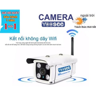 Camera wifi an ninh ngoài trời (Bản duy nhất có LAN VÀ ÂM THANH) chống nước siêu nét 1080 Yoosee - Agiadep (Super)