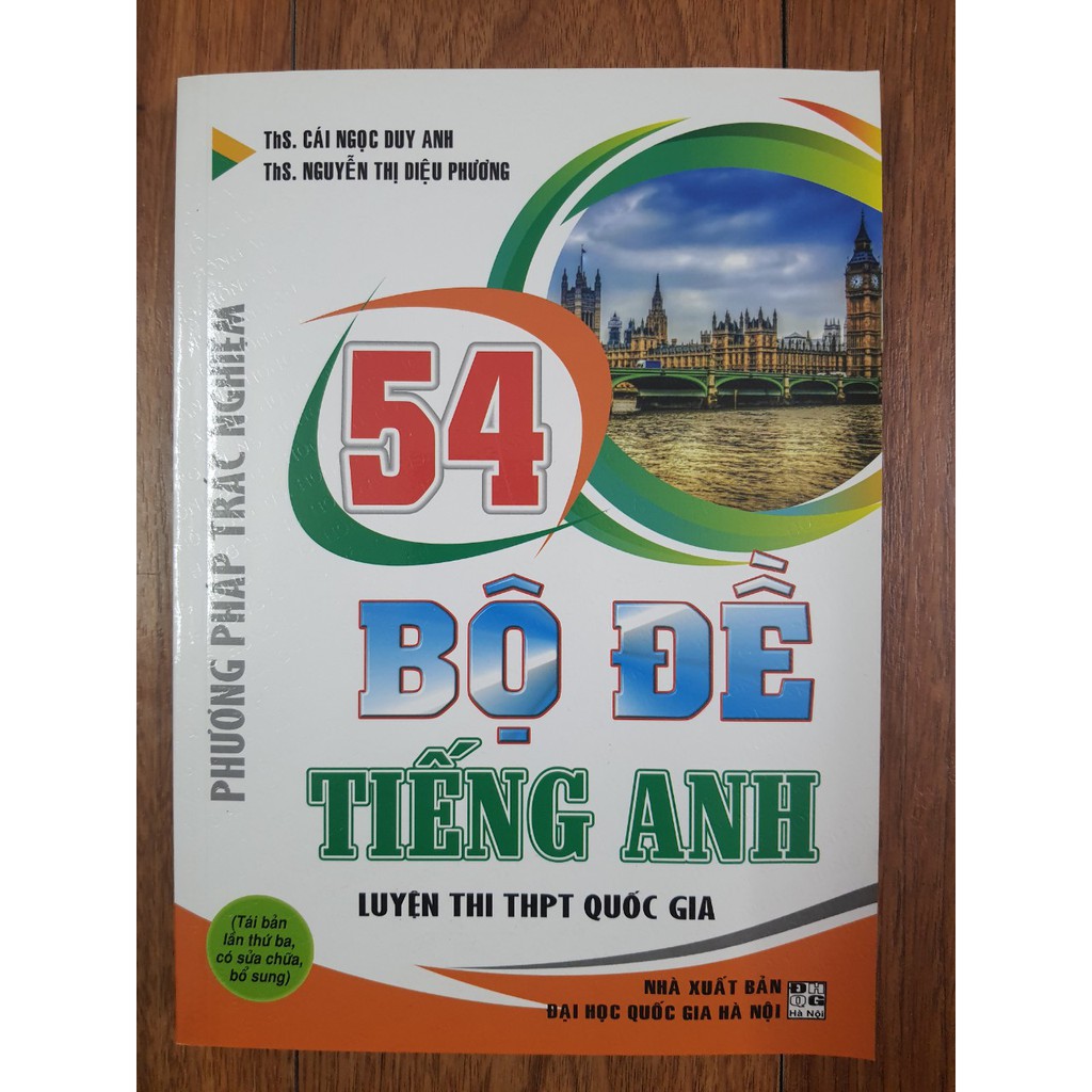 Sách - 54 Bộ đề Tiếng Anh (Luyện thi THPT quốc gia)