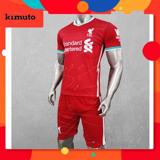 Áo bóng đá CLB liverpool đỏ️⚽ đồ đá banh CLB Liverpool mùa giải mới️⚽ Vải thun lạnh cao cấp mùa giải 2021-2022