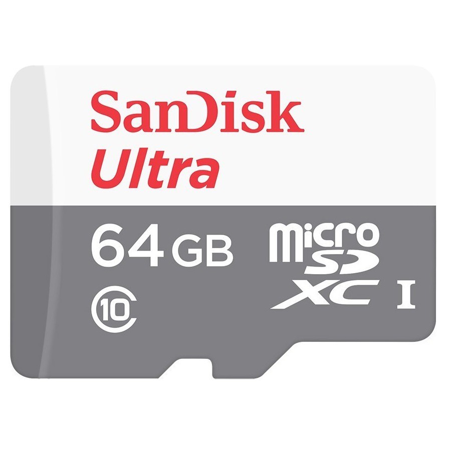 Thẻ nhớ MicroSDXC SanDisk Ultra 64GB 533X 80MB/s - Không Box (Bạc)