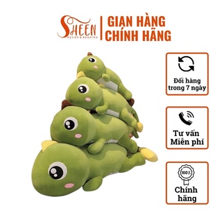 Gấu bông khủng long mắt lồi Sheen bedding,gối ôm khủng long co dãn 4 chiều cao cấp