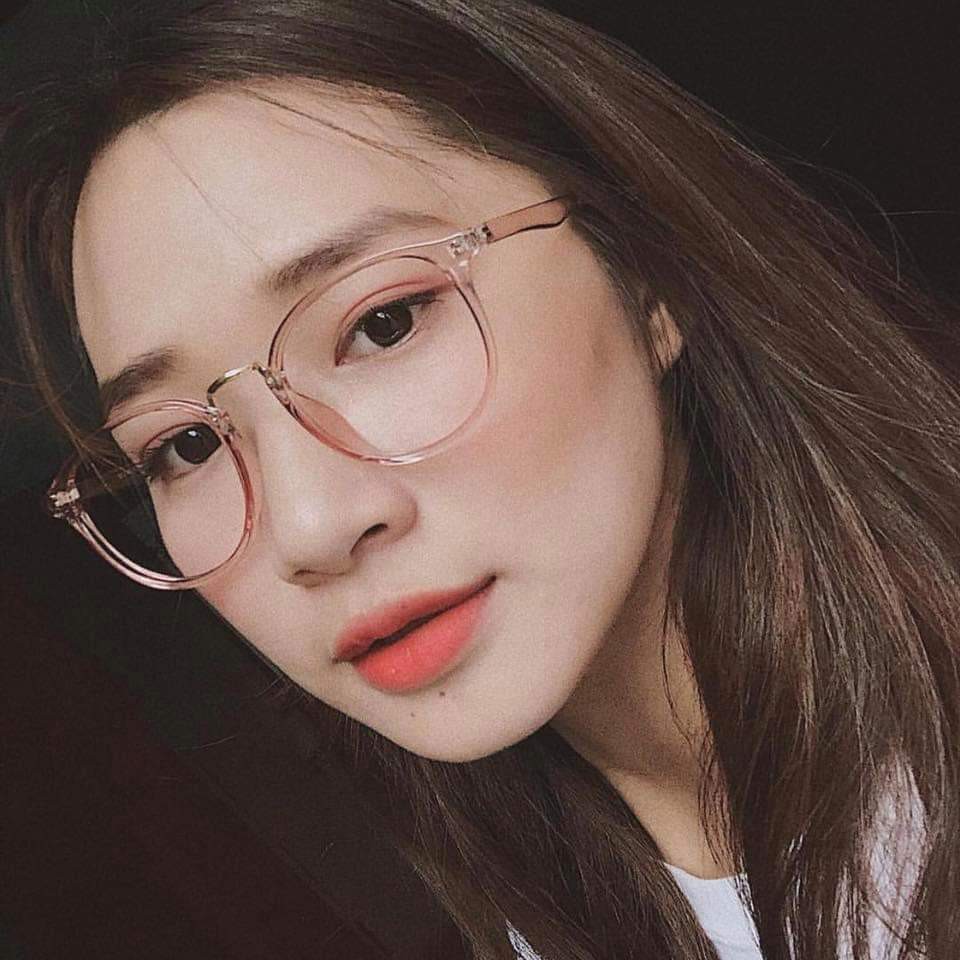 Kính mắt giả cận nam nữ mặt tròn gọng dẻo Hàn Quốc chống ánh sáng xanh hiệu quả - 209