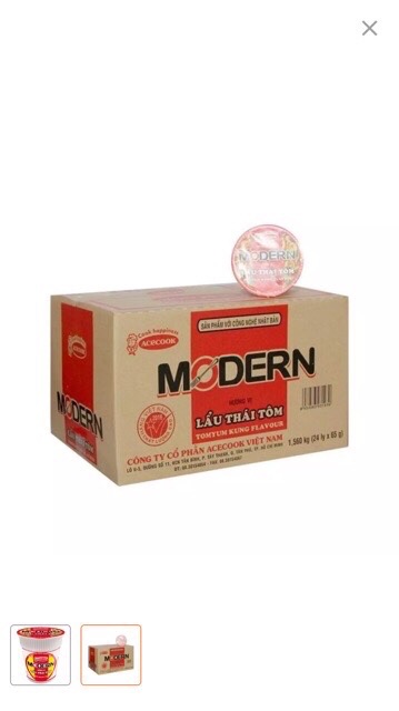 Mì Modern lẩu thái tôm 65g