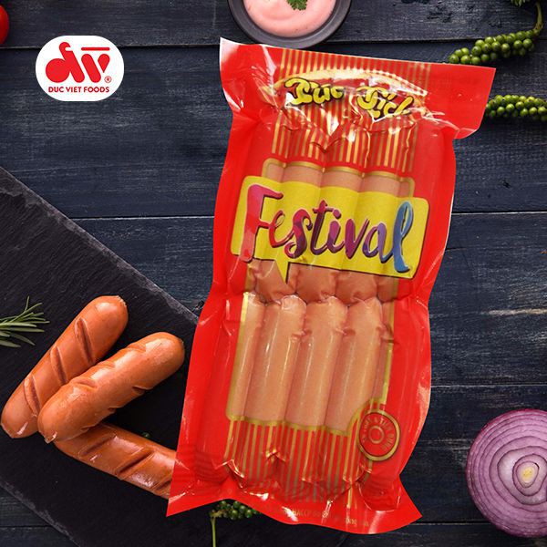 Xúc Xích Đức Việt Dòng Festival 10 Chiếc / Túi | 500g Date Mới