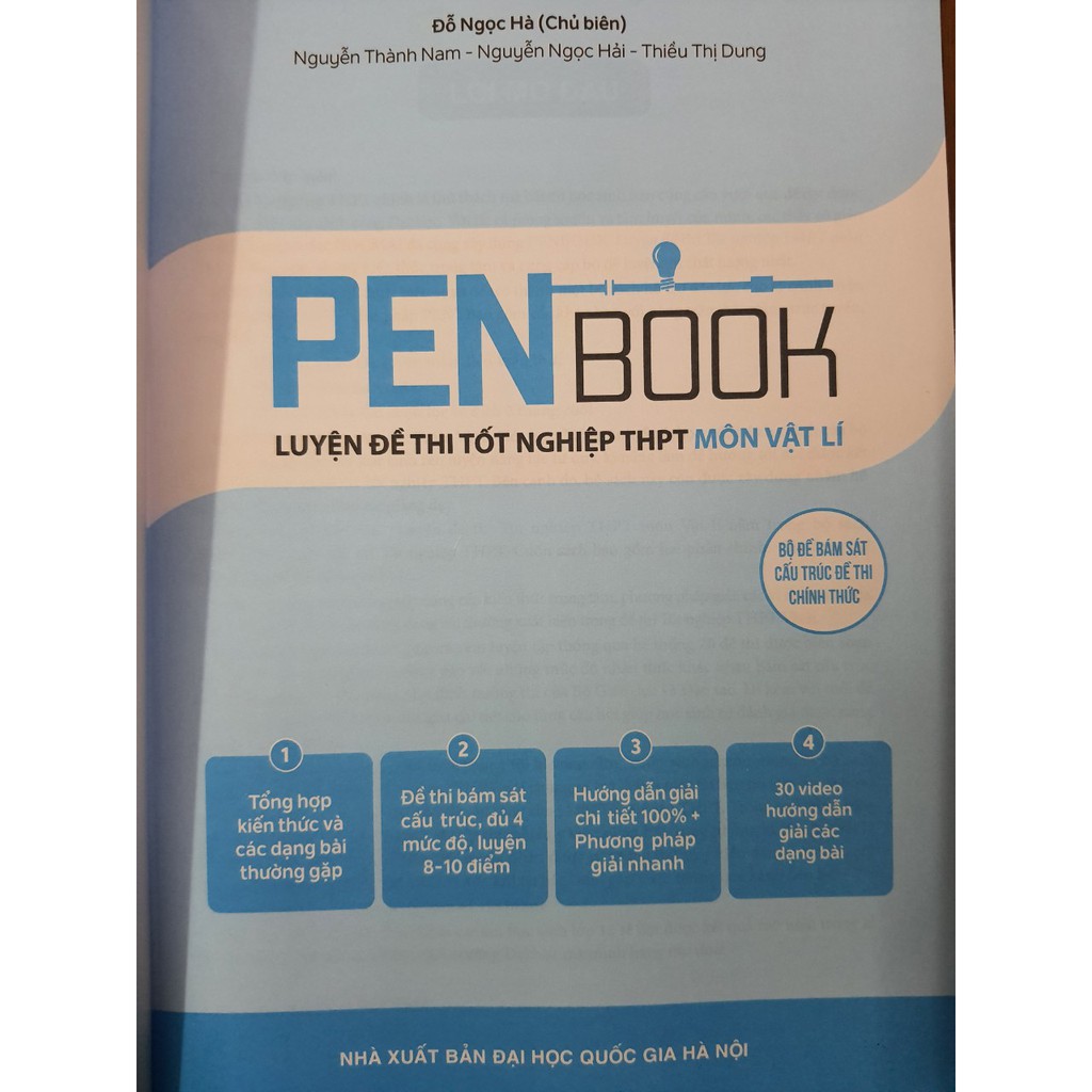 Sách - PenBook luyện đề thi THPT quốc gia môn Vật Lí