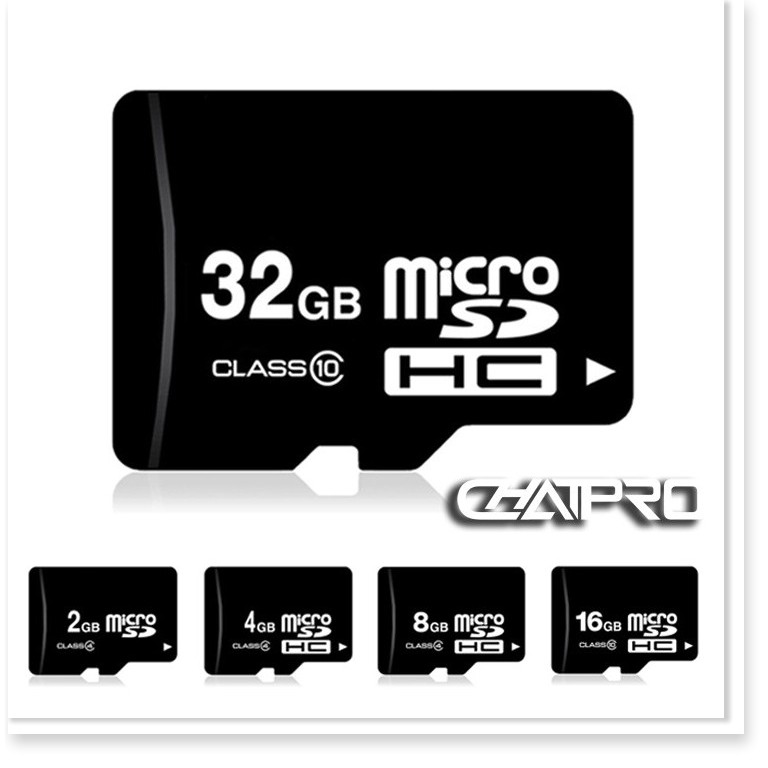 Thẻ nhớ Micro SD, Micro SDHC Class 10 dung lượng 32GB – 16GB – 8GB – 4GB – 2GB