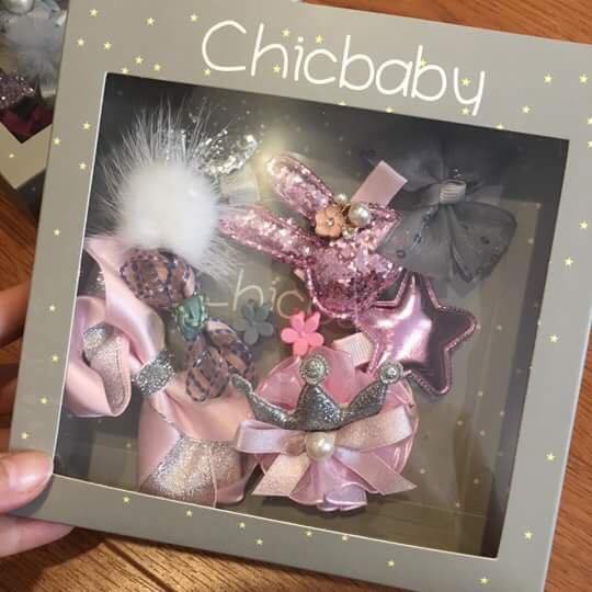 set 10 đồ kẹp tóc chicbaby- nhiều mẫu