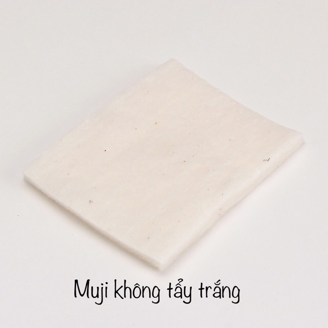 (Bill) Bông tẩy trang Muji hữu cơ