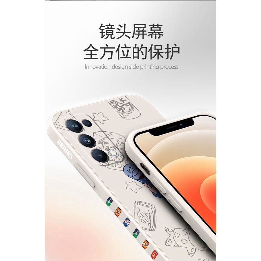 ốp lưng OPPO Reno 5 Ốp Điện Thoại tpu Thời Trang Cho OPPO Reno6 5G A16  Reno7 5G Reno5 Reno4 Reno2 F A91 A93 A94 A9 2020 A5 2020