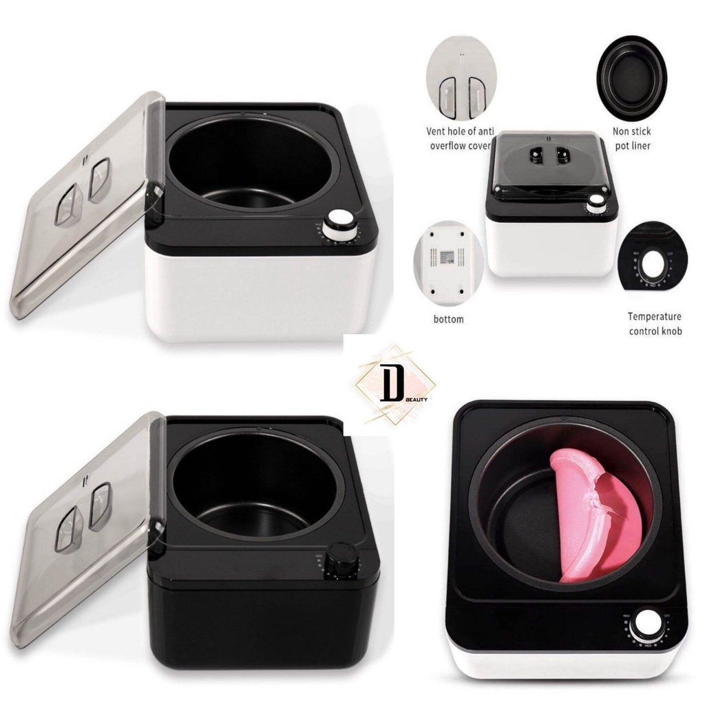 Máy nấu sáp wax lông chống dính cao cấp + 100g sáp hương dừa cao cấp