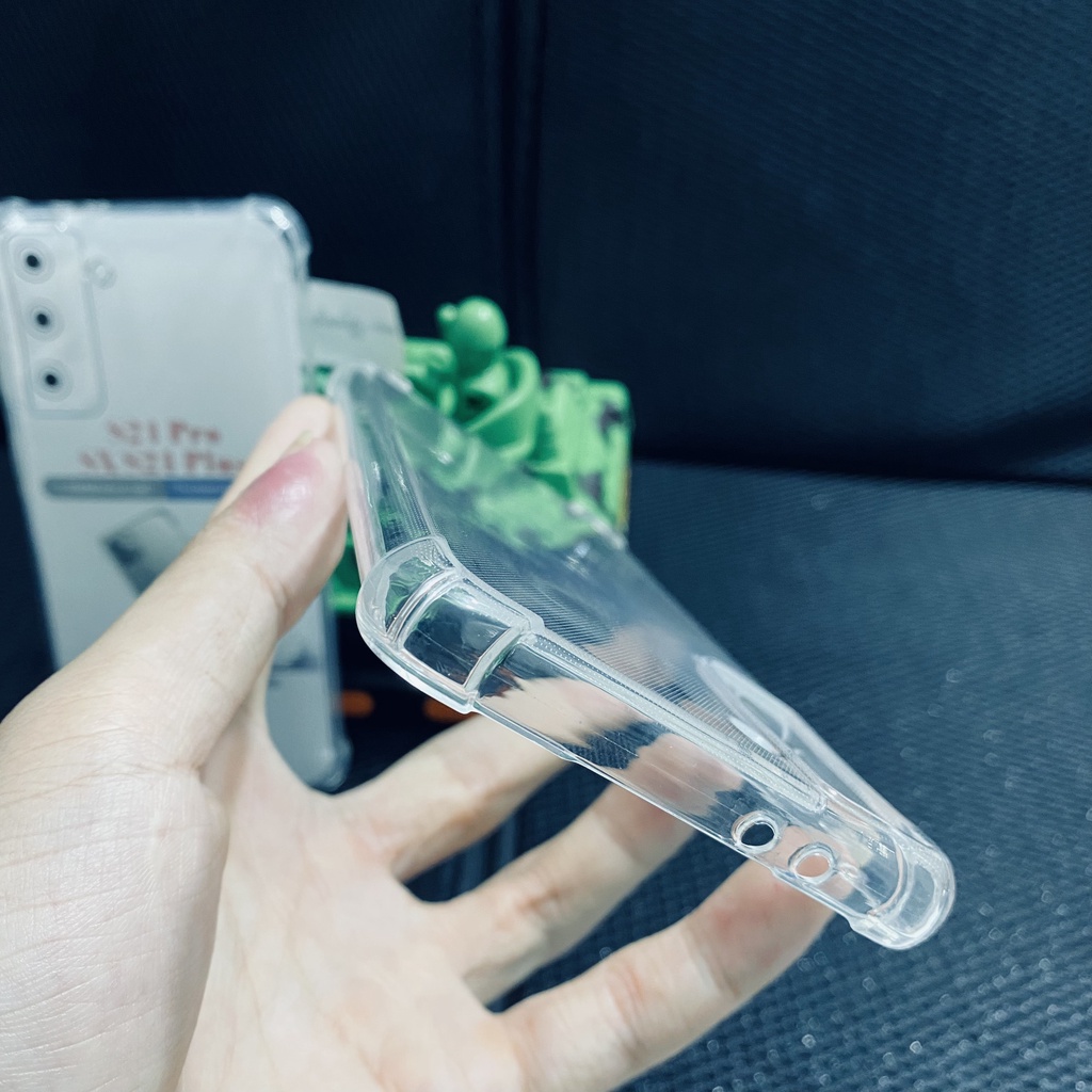 Ốp lưng chống sốc Samsung S21 Plus dẻo trong suốt cao cấp bo 4 góc chống va đập