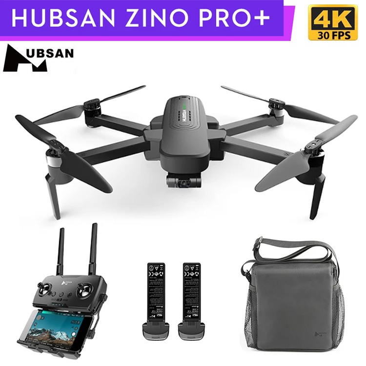 Flycam Hubsan Zino Pro Plus Camera 4k Gimbal 3 Trục , bay 43 phút tầm xa lên đến 8Km