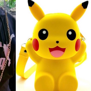 Combo 10 túi đeo silicon hình pikachu