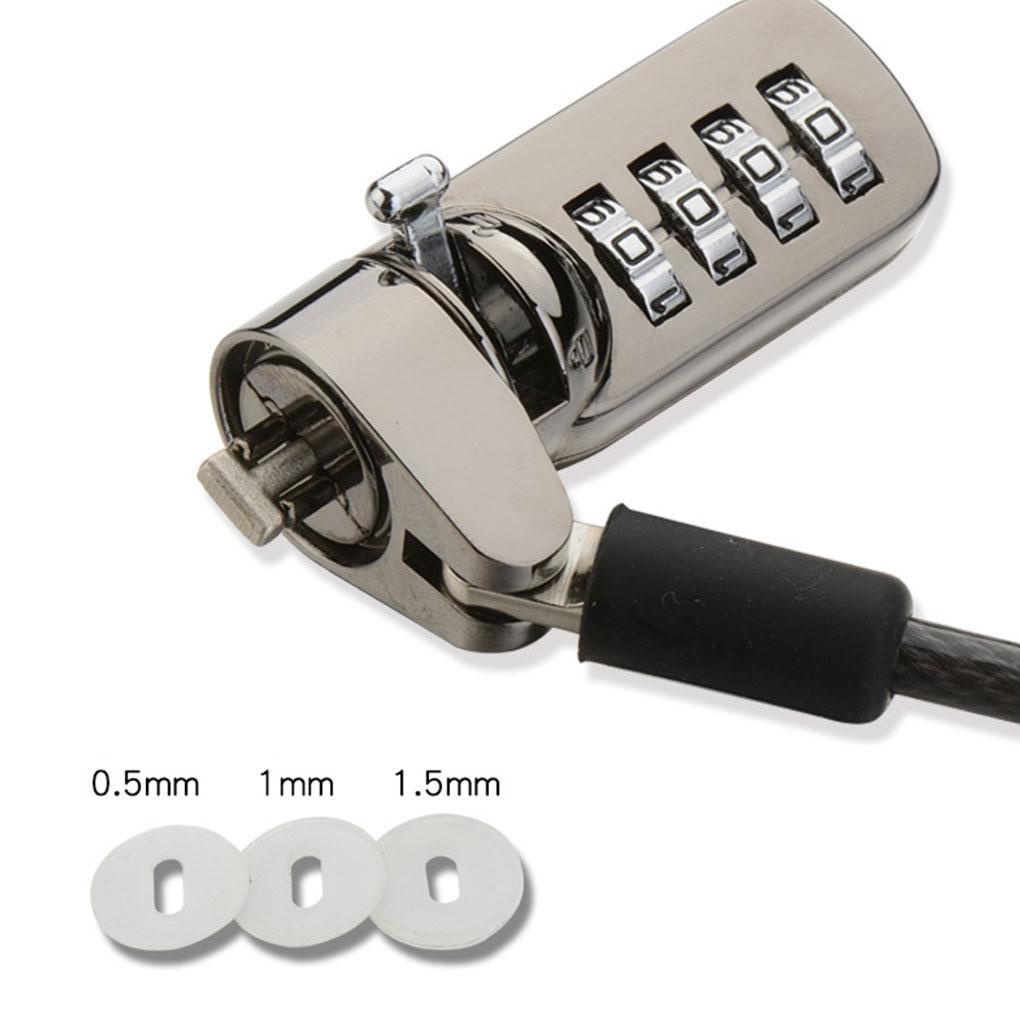 Ổ Khóa Mật Khẩu 4 Chữ Số 6 2ft Di Động Kèm Vòng Đệm Tiện Dụng Mang Theo Du Lịch