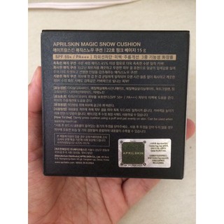 Phấn nước April Skin Black Magic Snow Cushion