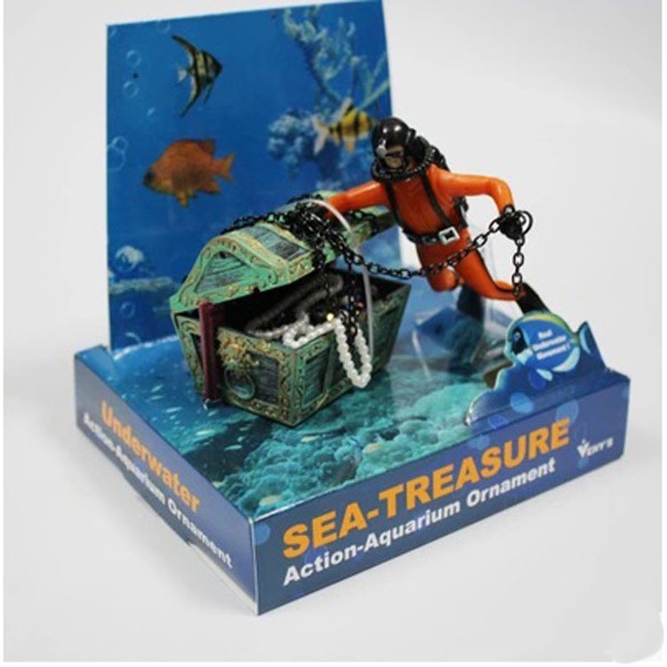 1 Tượng Trang Trí Bể Cá Hình Chú Ếch Ngộ Nghĩnh Đáng Yêu