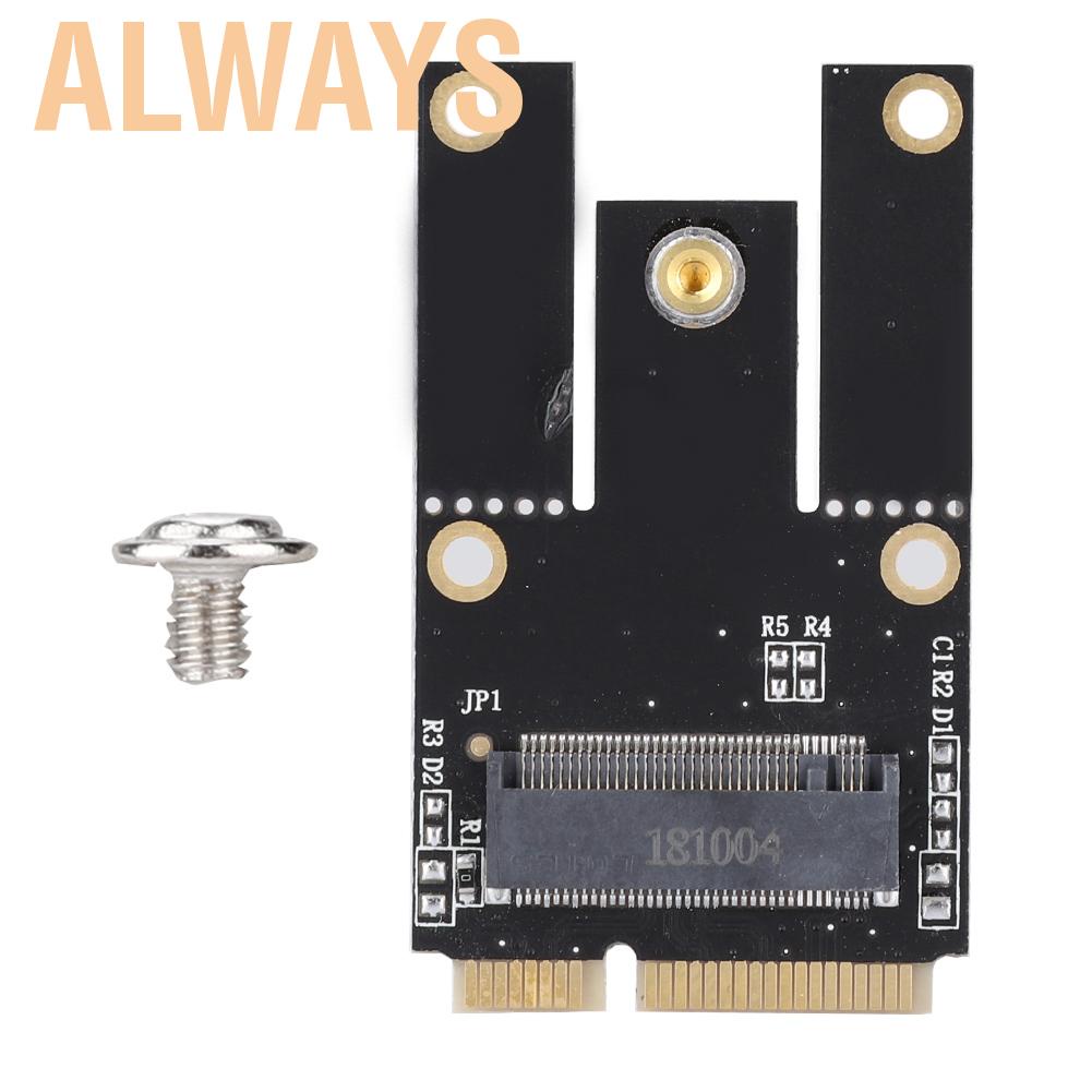 Card chuyển đổi Mini adapter NGFF sang 2 Wifi không dây PCI-E Bluetooth cho Notebook