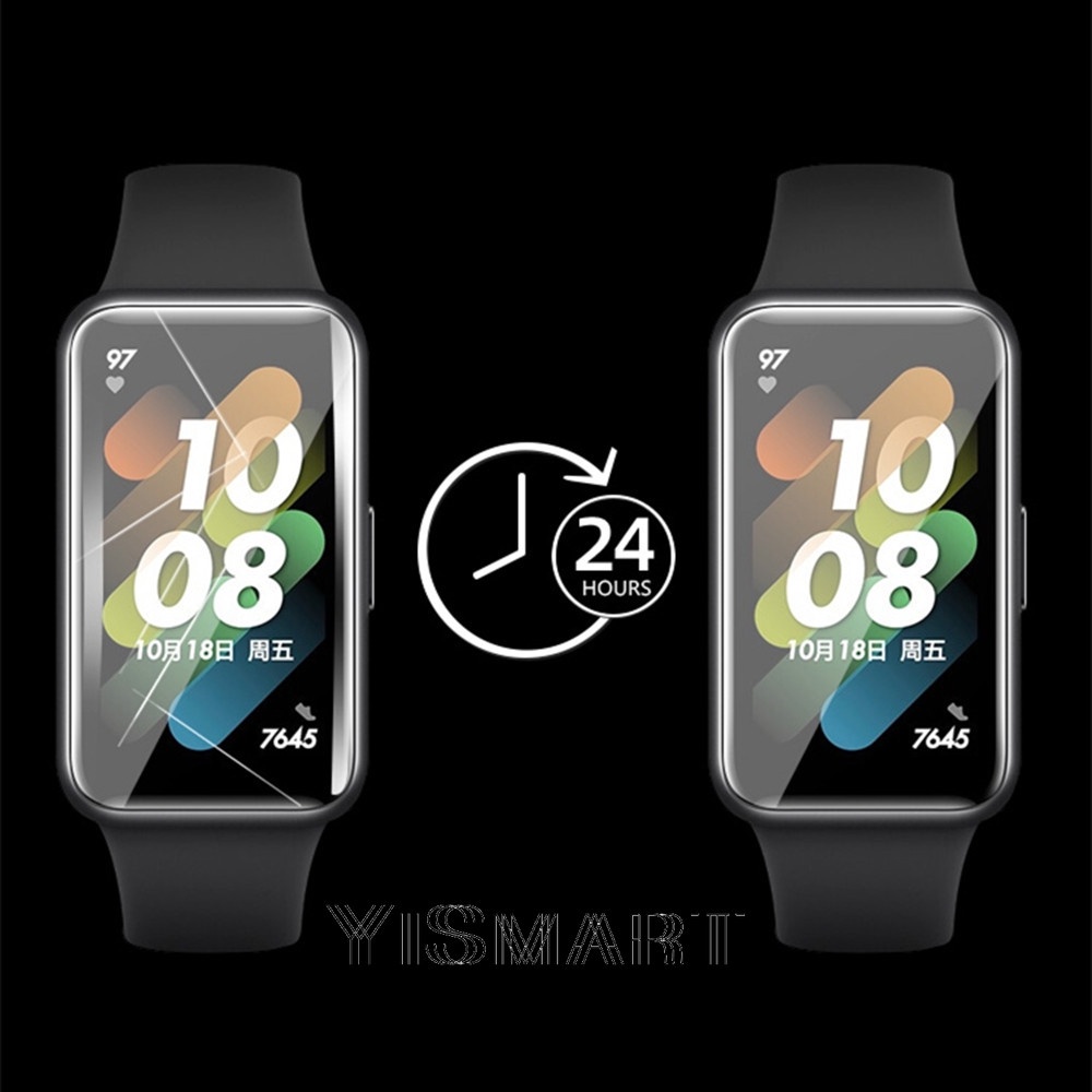 Miếng Dán Bảo Vệ Màn Hình Bằng TPU Hydrogel Mềm HD 3D Cho Huawei Band 7 6 pro Hauwei Band7 Kính