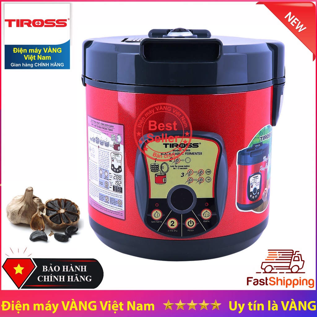 Máy Làm Tỏi Đen Tiross TS908 6L (Đỏ) hãng phân phối