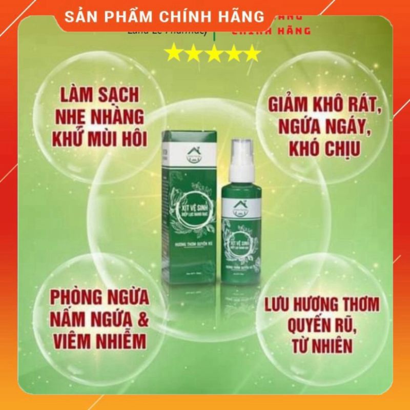 Xịt vệ sinh Diệp lục Nano Bạc chính hãng 100%