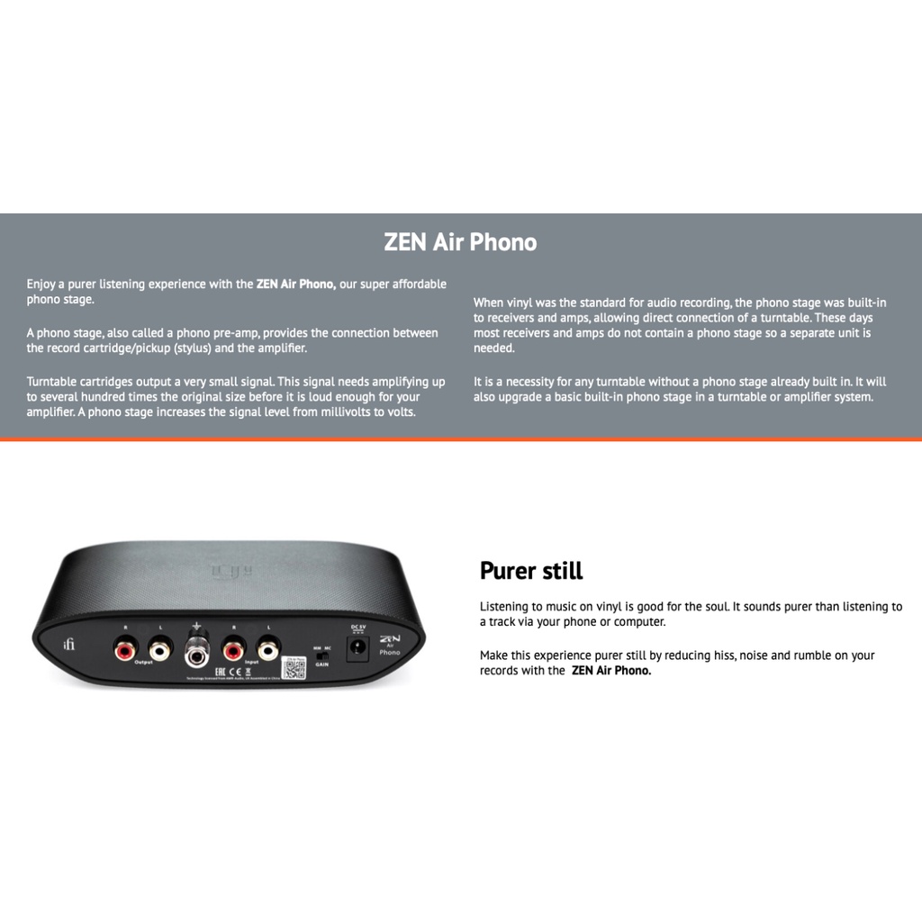 Thiết Bị Âm Thanh Pre Phono iFi Zen Air phono