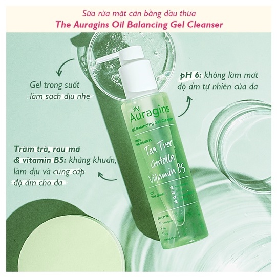 Beauty Box The Auragins Làm Sạch Da Dầu