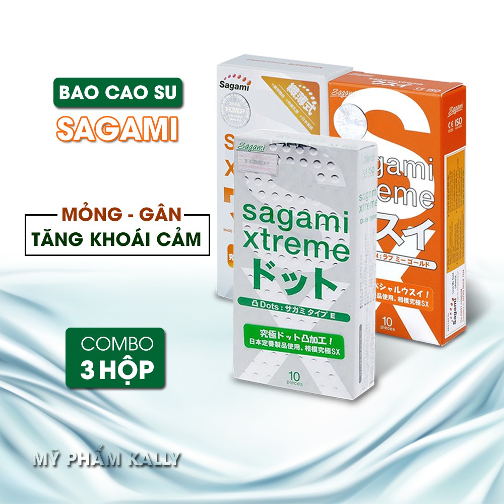 [HOT] COMBO SAGAMI – BỘ  SẢN PHẨM TĂNG XÚC CẢM KHI YÊU- KÉO DÀI THỜI GIAN – HÀNG CHUẨN NHẬT BẢN 100%