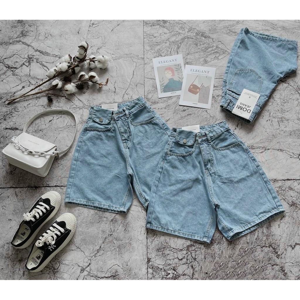 Quần short jean nữ HANOIJEAN - Quần đùi nữ cao cấp hàng VNXK QS010 | BigBuy360 - bigbuy360.vn