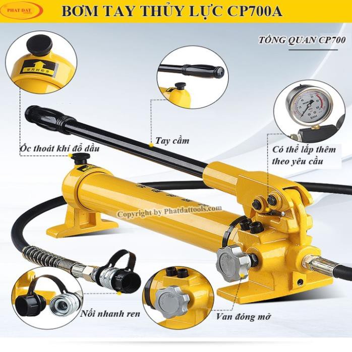 Bơm tay thủy lực CP700 -Tay bơm thủy lực CP-700 PADA