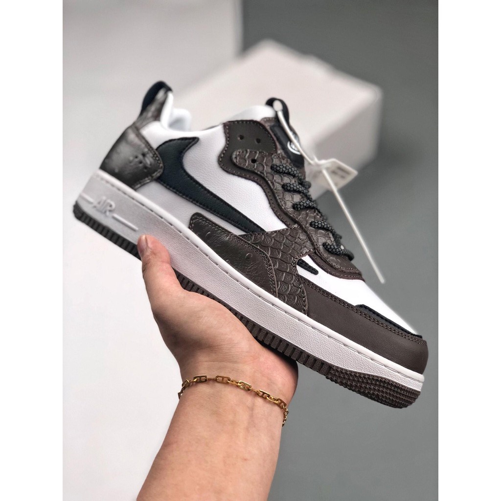 Nike Air Force 1 AC, tên móc nối ngược Air Force số 1 Giày thông thường cắt thấp cổ điển
