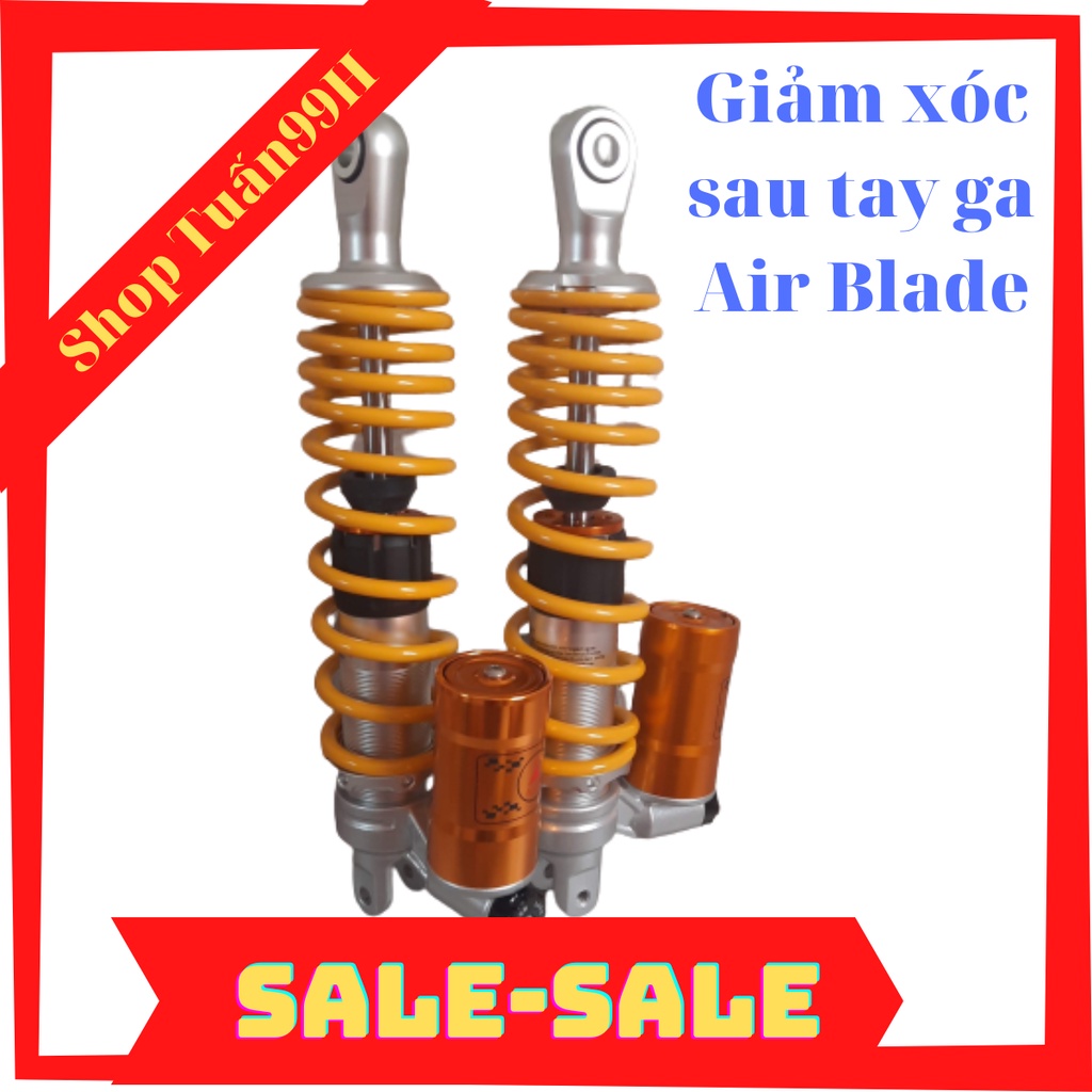 Phuộc sau Asiro dành cho xe tay ga Air Blade bình dầu
