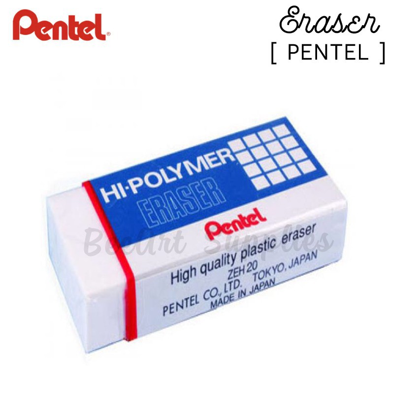 Tẩy Pentel Nhỡ 05, Gôm Tẩy Sạch và Mềm