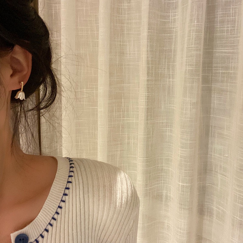 Bông Tai Thiết Kế Đơn Giản Dễ Thương Phong Cách Nhật Hàn