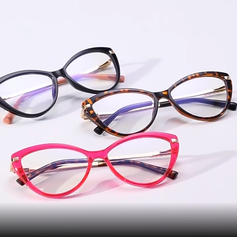 Mắt Kính TR90 Chống Ánh Sáng Xanh Thời Trang Dành Cho Nữ