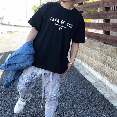 FEAR OF GOD Season 6 Japan Limited FOG High Street Loose Couples Same Short Sleeve T-Shirt