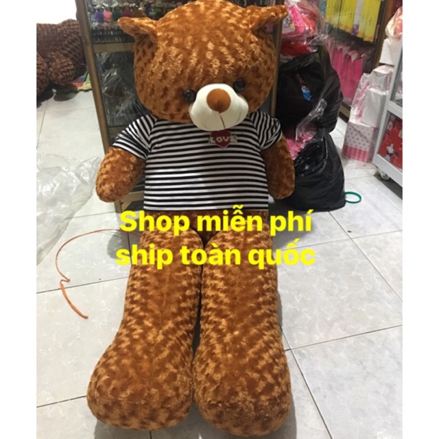 Gấu bông Tedy Khổ 1m7 ảnh thật 100%( shop miễn ship)