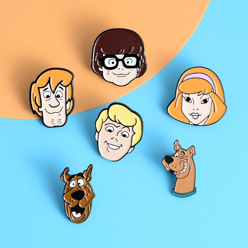 Cartoon Cute Family Avatar Brooch Dog Badge Brooch Pin Cowboy Lapel Backpack Hat Fashion Jewelry Gift for Friends