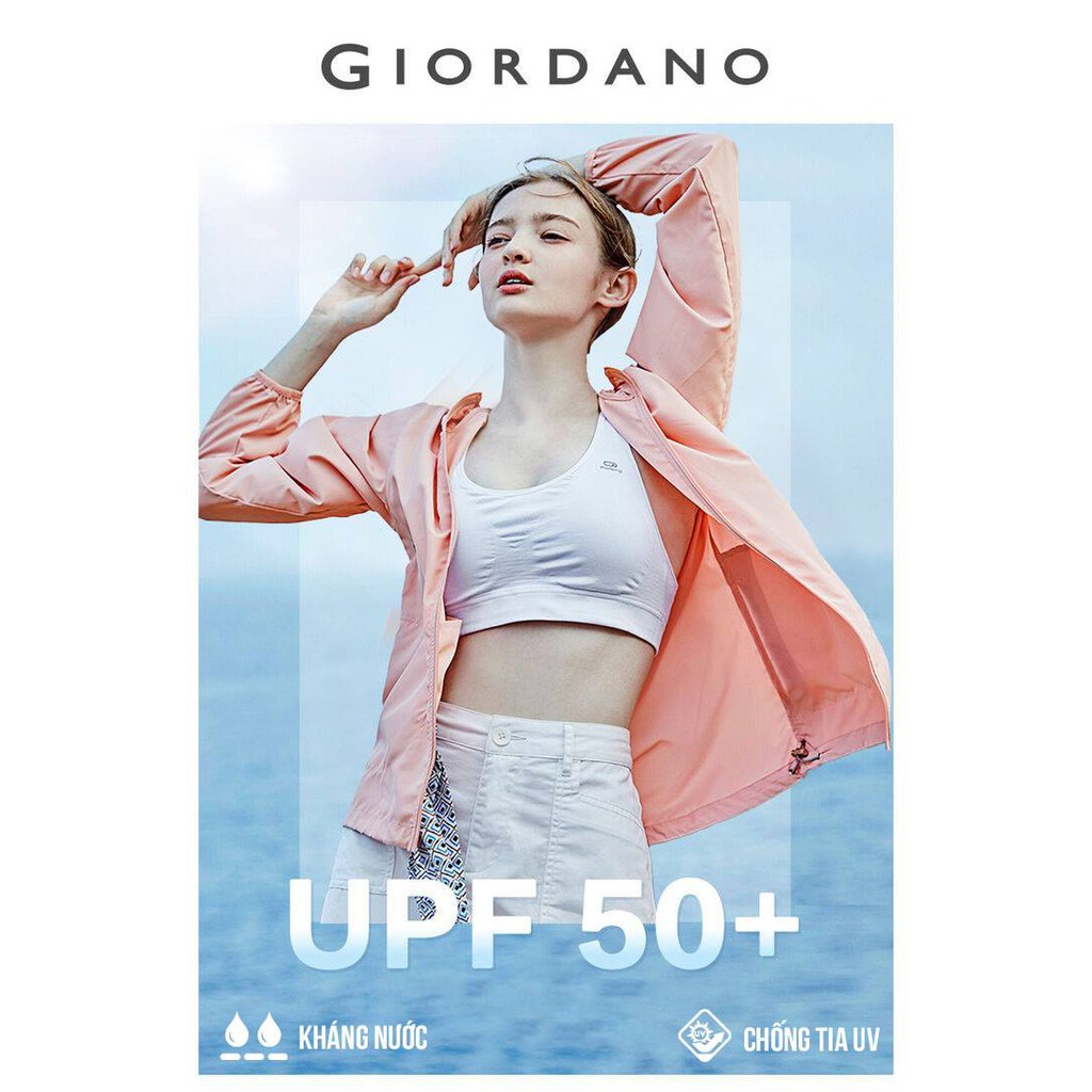 [Mã FASHIONMALLT4 giảm 15% tối đa 30K đơn 150k] Áo Khoác Dù Nữ Giordano 05370002