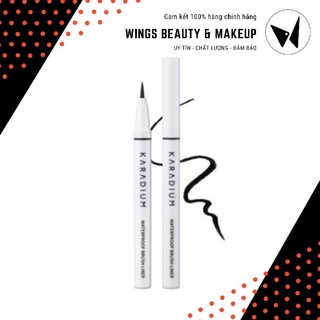 Kẻ mắt chống nước Karadium Waterproof Brush Liner Black